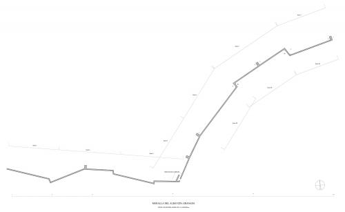 Muralla de la Alberzana (Granada) - Planta