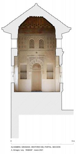 Palacios del Partal. Alhambra (Granada) - Sección oratorio del Partal