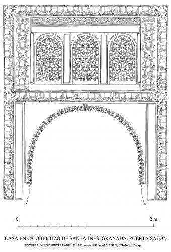 Casa Cobertizo de Santa Inés (Granada) - Portada del salón