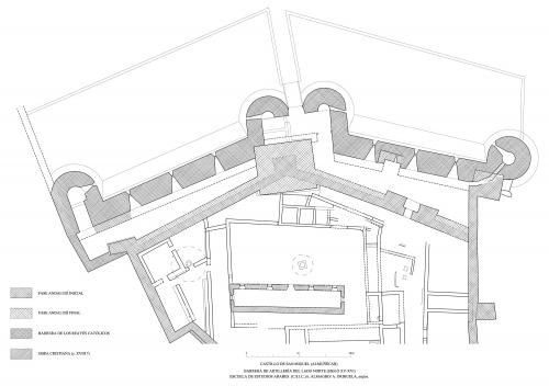Castillo de San Miguel (Almuñecar, Granada) - Planta barrera