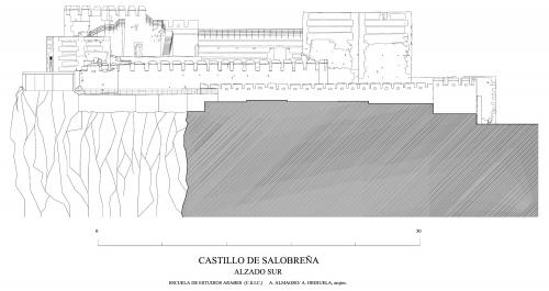 Castillo de Salobreña (Granada) - Alzado S