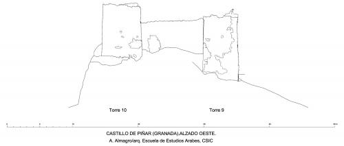 Castillo de Piñar (Granada) - Alzado O