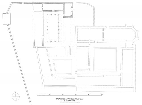 Palacio-Convento de Santa Clara (Astudillo, Palencia) - Planta general