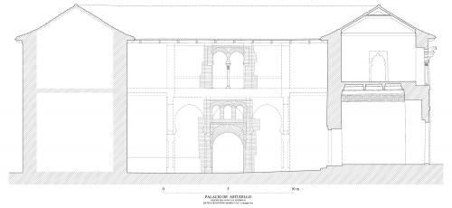 Palacio-Convento de Santa Clara (Astudillo, Palencia) - Sección patio