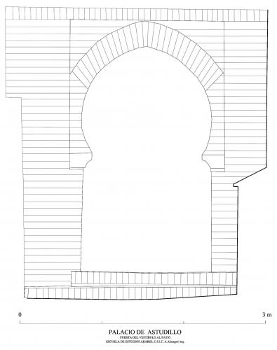 Palacio-Convento de Santa Clara (Astudillo, Palencia) - Puerta patio