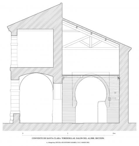 Palacio-Convento de Santa Clara (Tordesillas, Valladolid) - Sección salón del Aljibe 