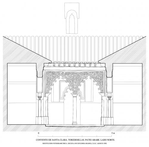 Palacio-Convento de Santa Clara (Tordesillas, Valladolid) - Patio Árabe, lado N