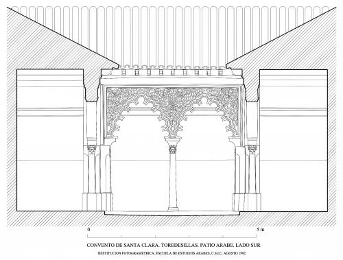 Palacio-Convento de Santa Clara (Tordesillas, Valladolid) - Patio Árabe, lado S