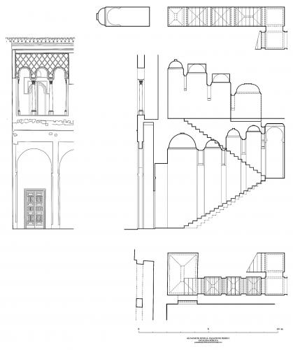 Alcázar cristiano (Sevilla) - Escalera pública