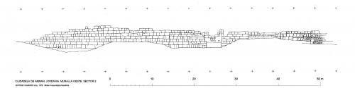 Ciudadela de Amman (Jordania) - Muralla Oeste. Sector 2