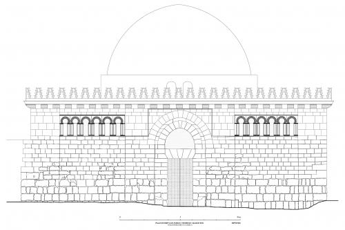 Ciudadela de Amman (Jordania) - Alzado sur vestíbulohipótesis