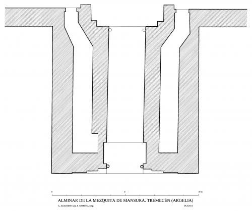 Mezquita de Mansura (Tremecén, Argelia) - Planta alminar