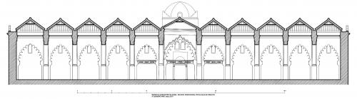 Mezquita mayor de Argel (Argelia) - Sección transversal