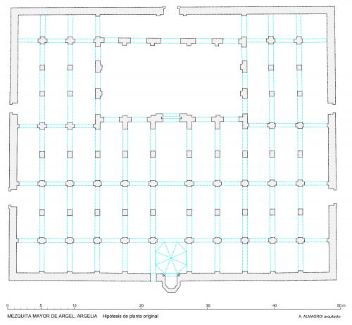 Mezquita mayor de Argel (Argelia) - Planta hipótesis