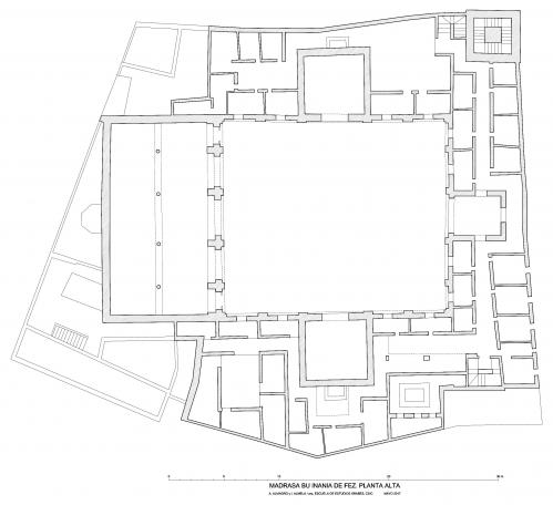 Madrasa Bu Inania (Fez, Marruecos) - Planta alta