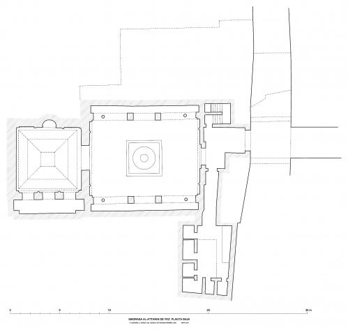 Madrasa al-Attarin (Fez, Marruecos) - Planta baja