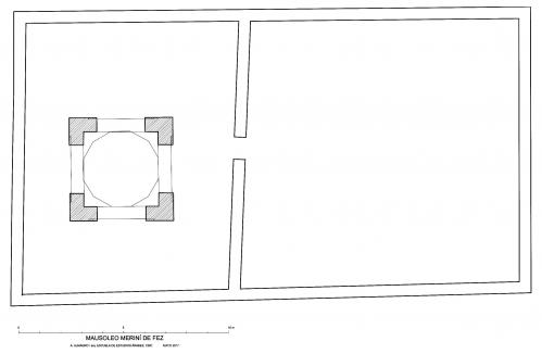 Mausoleos Meriníes (Fez, Marruecos) - Planta mausoleo 3