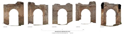 Mausoleos Meriníes (Fez, Marruecos) - Alzados mausoleo 3