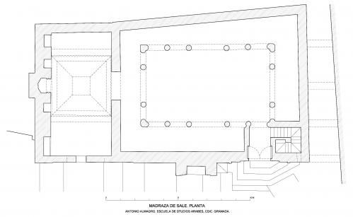 Madrasa meriní (Salé, Marruecos) - Planta