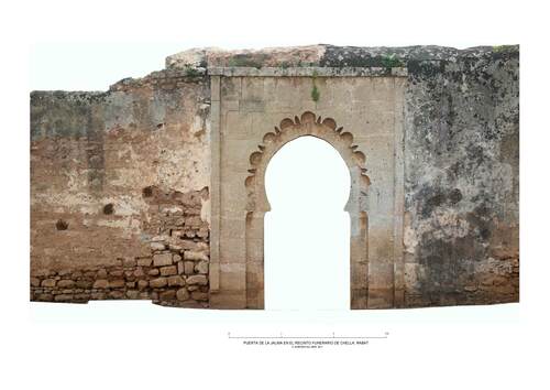 Recinto de Chella (Rabat, Marruecos) - Puerta de la jalwa
