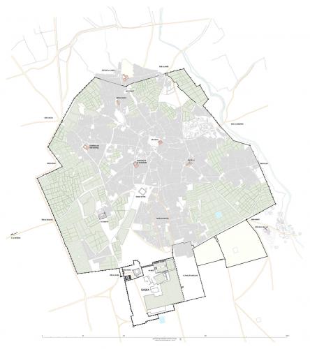 Palacio al-Badi (Marrakech, Marruecos) - Plano de situación