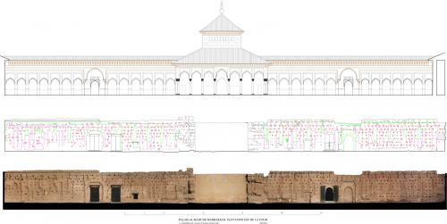 Palacio al-Badi (Marrakech, Marruecos) - Alzado este