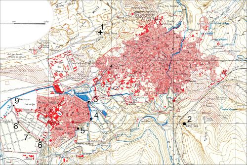 Bury Sur (Fez, Marruecos) - Plano situación