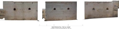Bury Butuil (Fez al-Yadid, Marruecos) - Alzados ortoimagenes