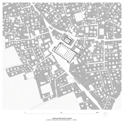 Complejo de Bab Dukkala (Marrakech, Marruecos) - Plano de situación
