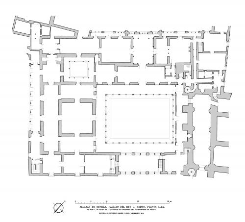 Alcázar de Sevilla - Planta alta del palacio de Pedro I