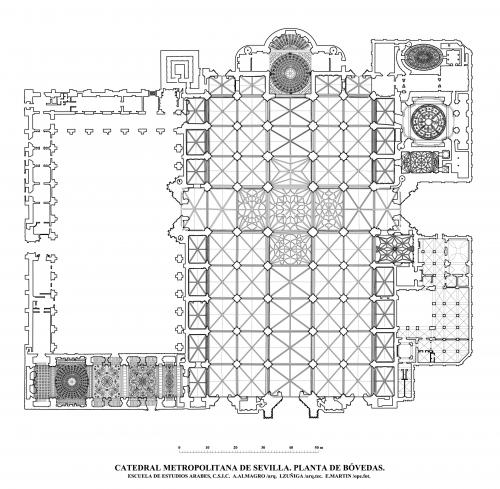 Catedral de Sevilla - Planta de bóvedas 