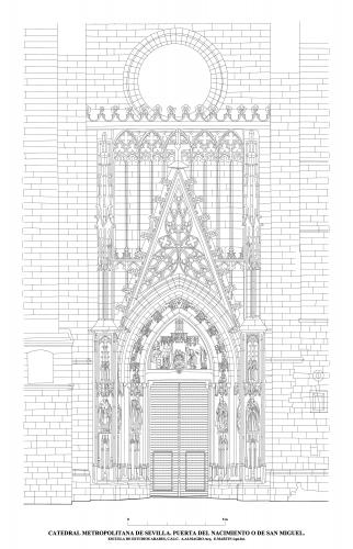 Catedral de Sevilla - Puerta del Nacimiento o de San Miguel 