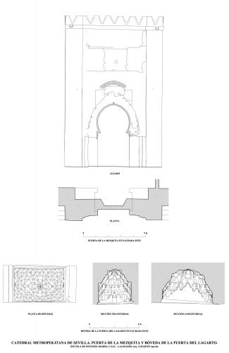 Catedral de Sevilla - Puerta mezquita y bóveda puerta del Lagarto 