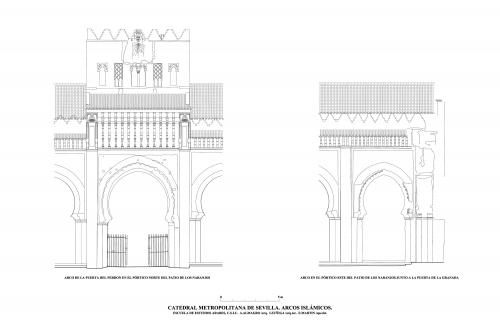 Catedral de Sevilla - Arcos islámicos 