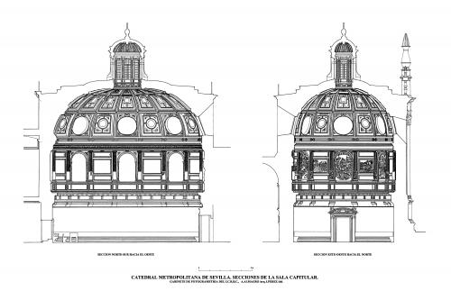 Catedral de Sevilla - Secciones de la Sala Capitular 