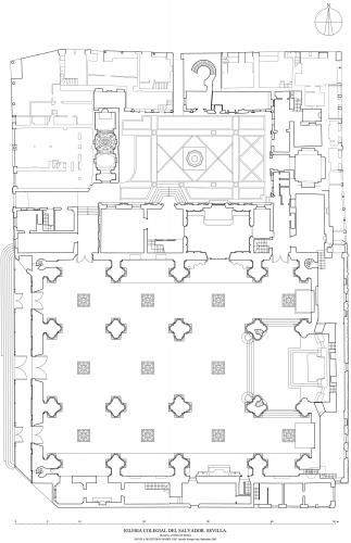 Colegiata del Salvador (Sevilla) - Planta a nivel de suelo