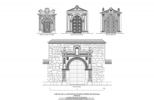 Cartuja de la Asunción (Granada) - Puertas   