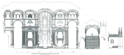 Catedral de Granada - Sección transversal crucero
