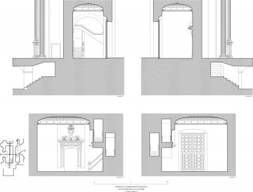 Catedral de Granada - Secciones acceso claustro