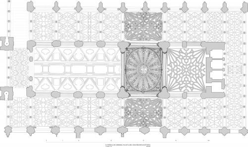 Catedral de Córdoba - Planta de bóvedas del crucero renacentista