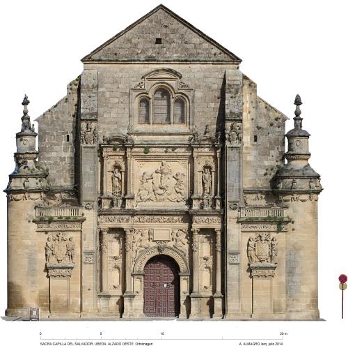 Iglesia del Salvador (Úbeda, Jaén) - Alzado oeste orto