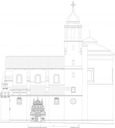 Iglesia del Salvador (Úbeda, Jaén) - Alzado sur