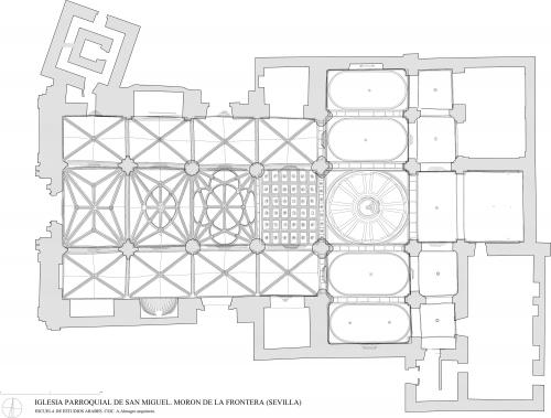 Iglesia de San Miguel (Morón de la Frontera, Sevilla) - Planta bovedas