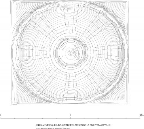 Iglesia de San Miguel (Morón de la Frontera, Sevilla) - Planta cúpula 