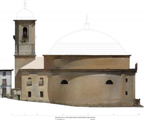 Iglesia de la Encarnación (Montefrío, Granada) - Alzado sur