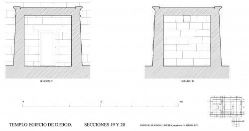 Templo de Debod (Madrid) - Secciones 19-20