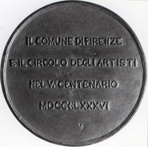 Medalla homenaje a Donatello