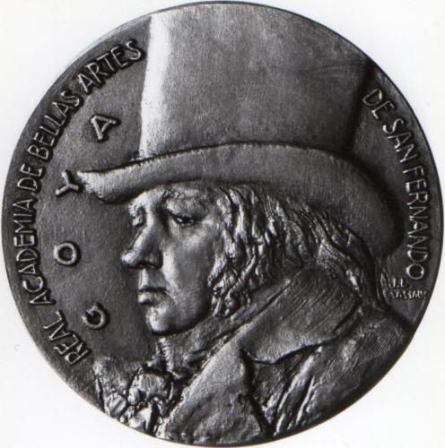 Medalla homenaje a Goya