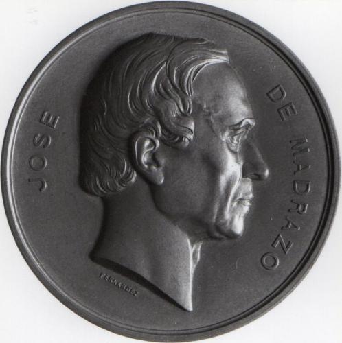 Medalla homenaje  a José de Madrazo