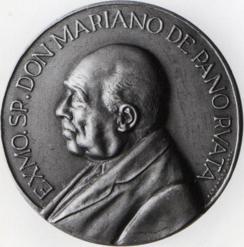 Medalla homenaje a Mariano de Pano